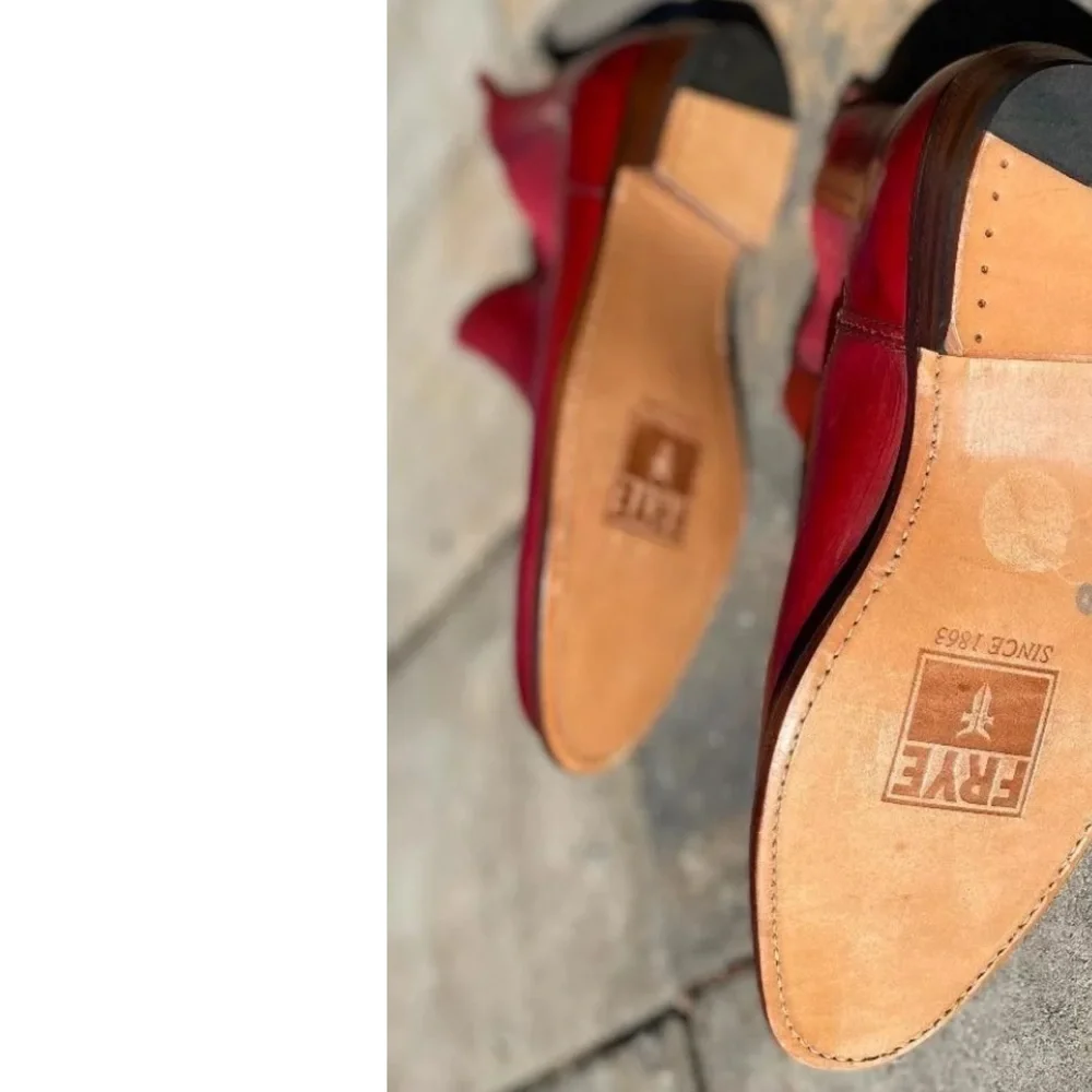 Frye Dorado Chelsea Boots Size 7 women’s Red - Picture 6 of 8